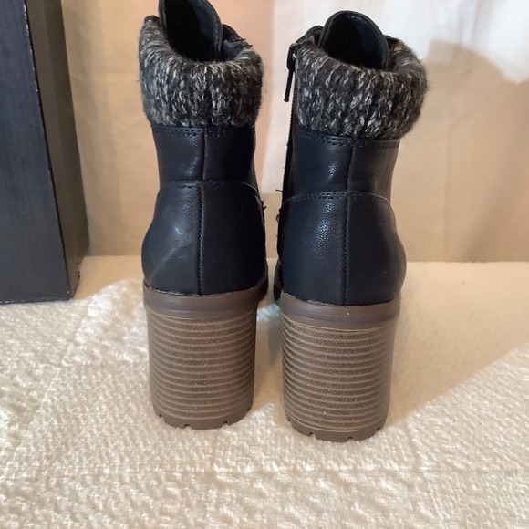 NIB SM New York Renz Black Ankle Combat Boots - Picture 5 of 13